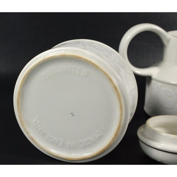 Creamer and Sugar Set Midwinter Stonehenge "Winter" Pattern, Wedgwood Potteries - Picture 9 of 9